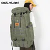 80L 600D Nylon Waterproof Trekking Hunting Bags Backpack Outdoor Rucksacks Outdoor Training Molle Tactical Knapsacks 1