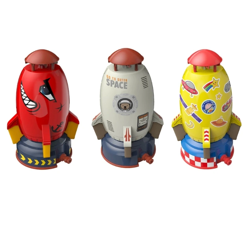 

Q0KB Little Child Water Toy Backyard Rocket Sprinkler Toy Kindergarten Gift