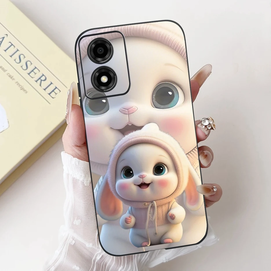 Cute Cat Rabbit Cartoon Shockproof Phone Case - Enhanced Protection