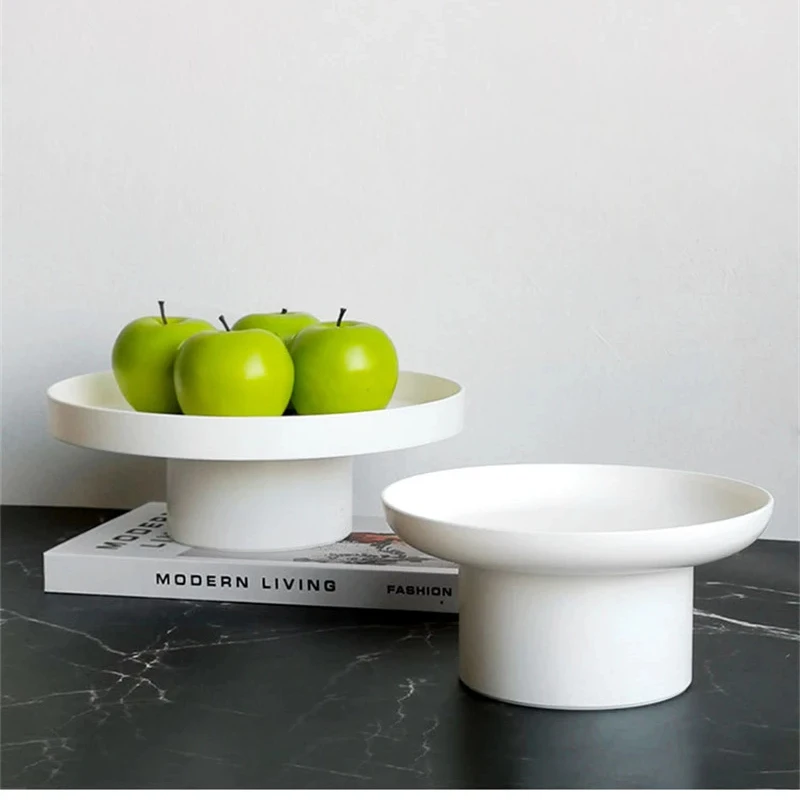 

Круглый черный, белый декоративный поднос, органайзер для хранения, поднос из АБС-пластика, поднос для косметики, тарелки для домашнего декора, простая тарелка для хранения