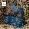 Horse Identification Nameplate for Stables, Owner Information Nameplate, Metal Nameplate in Both Chinese and English 8802037 3