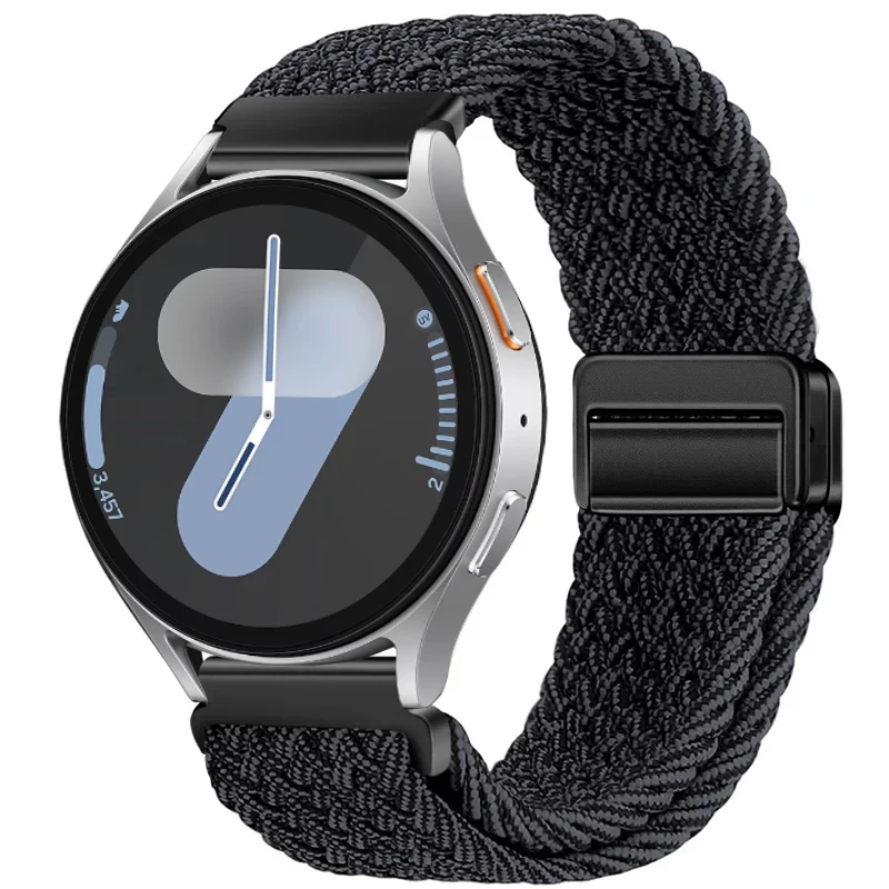 Braided Nylon Magnetic Bracelet Strap - 20mm/22mm
