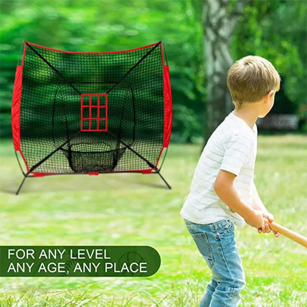 Softball Pitching Net Portable Extra-large Baseball Net Pitching Hitting Practice Sports Accessories Easy to for Training