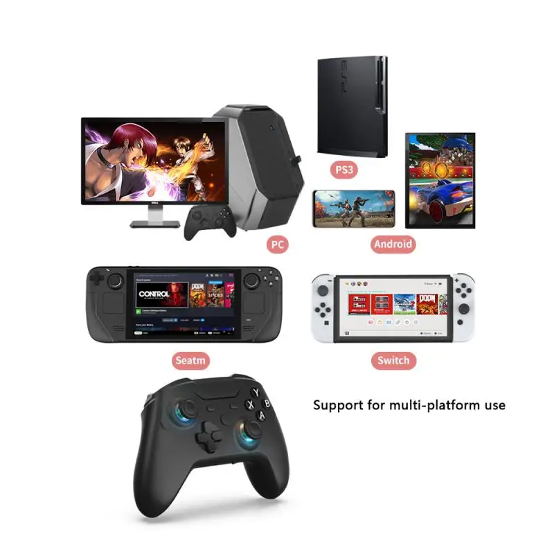 모바일 PC 조이스틱 C 타입 인터페이스, 고품질 배터리 민감하고 부드러운 슈퍼 호환성, 2.4g 게임 컨트롤러 조이스틱