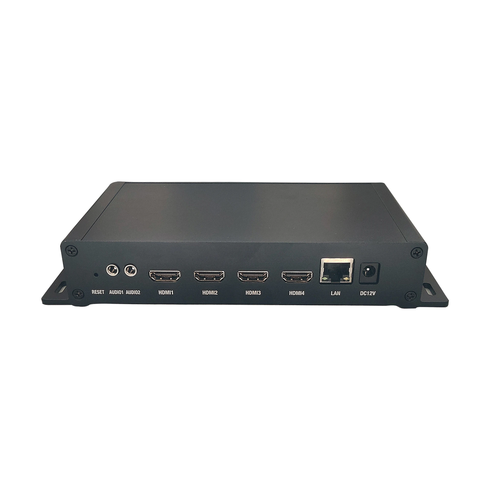 4 8 kanal HDMI IP kodlayıcı IPTV TV sistemi ön uç H265 /H264 4k ultra canlı platform akışı Video HD TV kodlayıcı