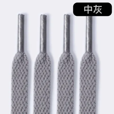 Thick Flat White Shoelaces