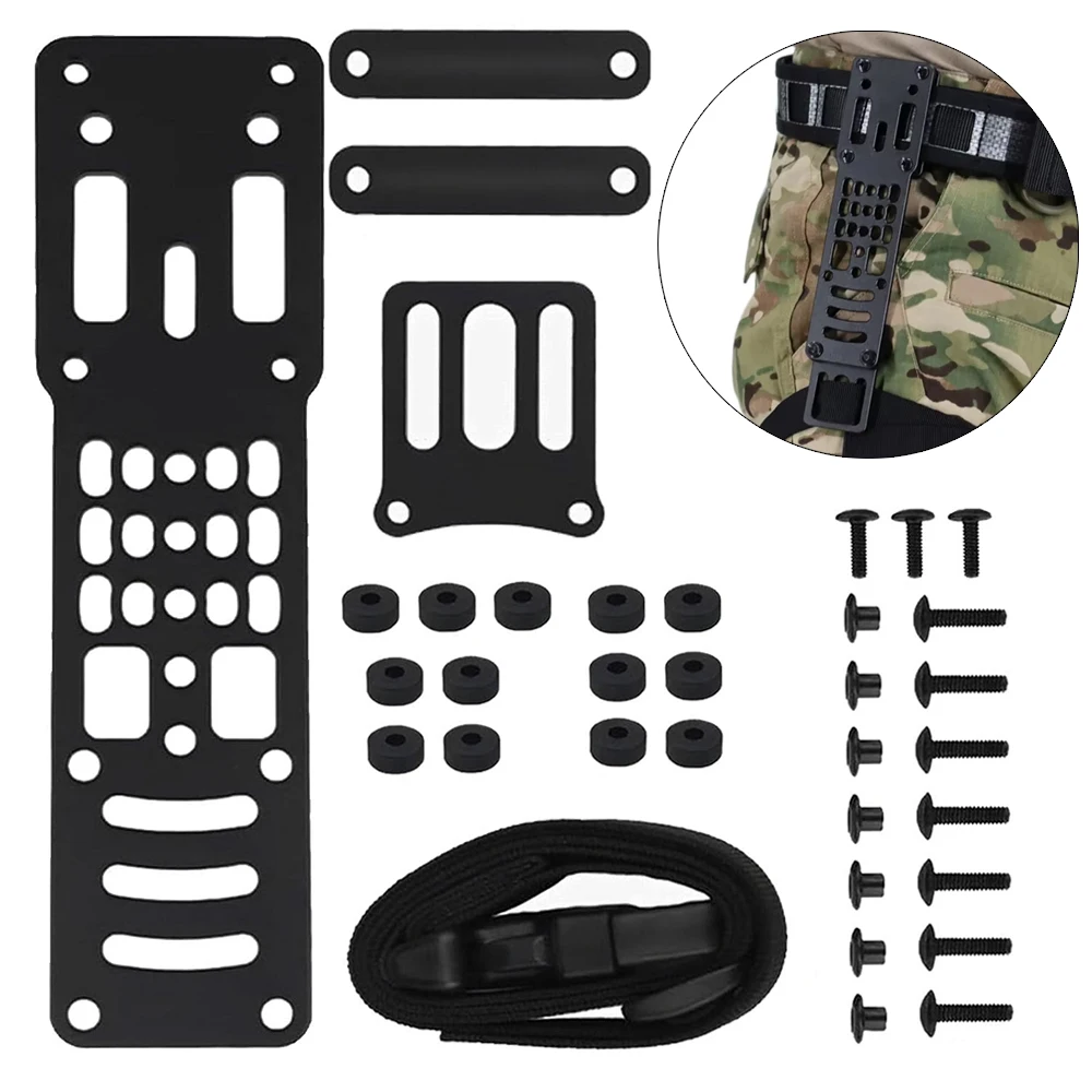 NEW Drop Leg Carry Platform Metal Modular Adjustable Tactical Pistol Holster Adapter Compatible QLS Airsoft Adapter Accessories