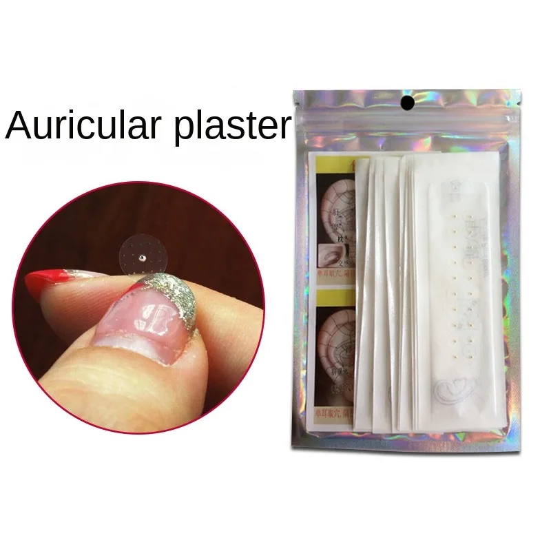Description Picture 3 of item100pcs Ear Care Seeds Acupuncture Auricular Disposable Ear Stickers Massage Therapy Needle Patch Auricular Auriculotherapy