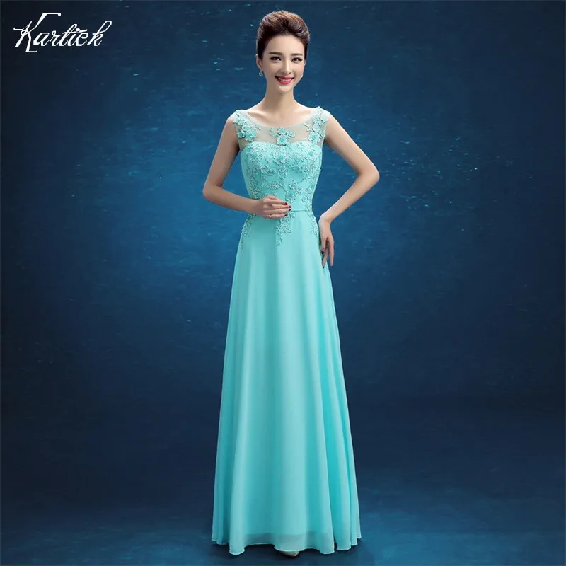 

Long Chiffon Evening Dresses Brand New Bride Gown Fashion Appliques Ball Prom Party Dress Homecoming/Graduation Formal Dress