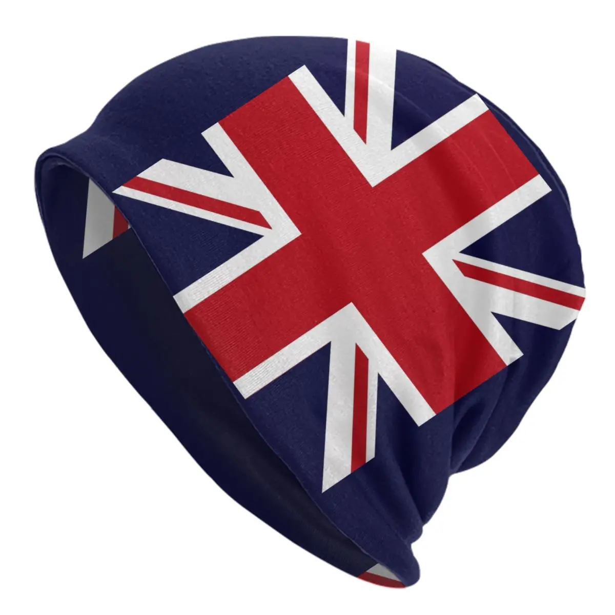 

Union Jack Flag Of The UK Bonnet Hats Cool Knitting Hat For Women Men Warm Winter United Kingdom British Skullies Beanies Caps