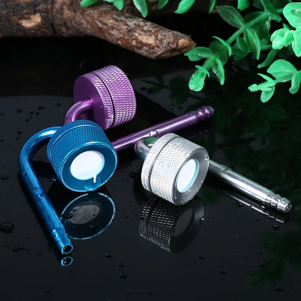aquarium atomiser co2 atomiser 3 Colors Aluminium Alloy Carbon Dioxide Diffuser Atomiser Fish  Supplies Aquarium Equipment 4