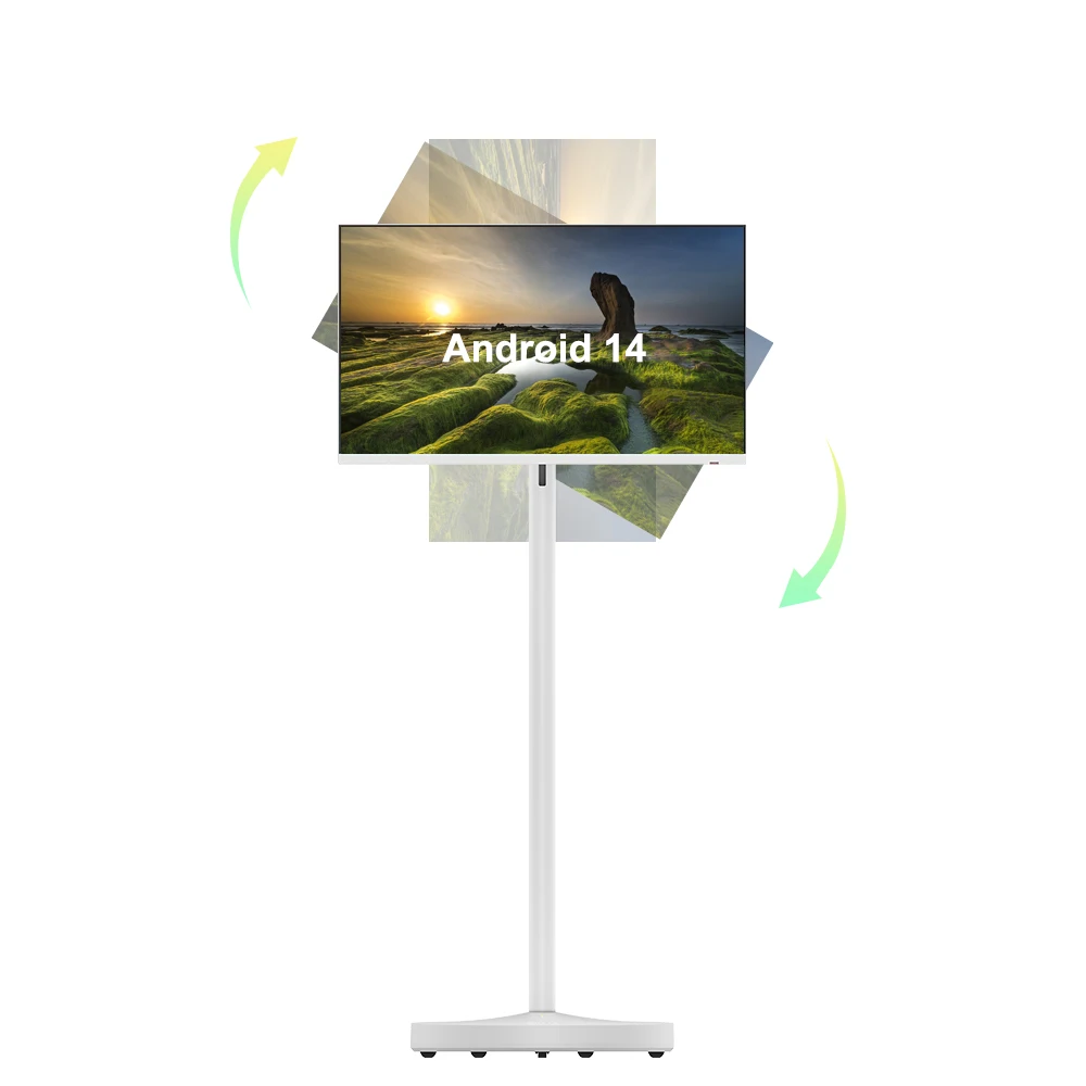 Smart TV 23.8 inch tablet panel incell finger touch smart monitor movie singing exercise