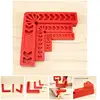 90 Degree Positioning Squares Plastic Clamping Square Corner Positioning Ruler Right Angle Clamp Woodworking Carpenter Tool 6
