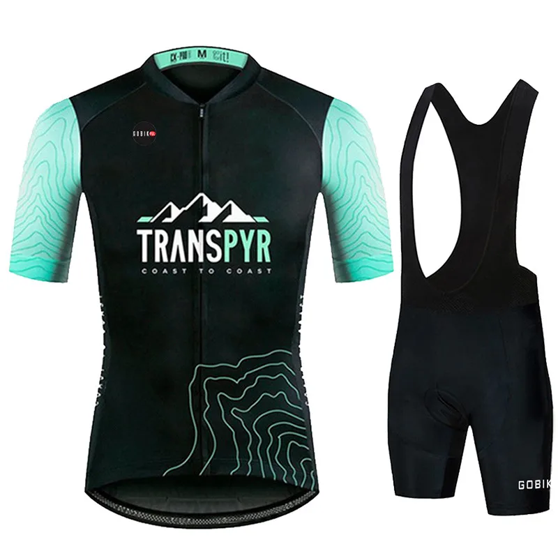 Cycling Jersey Cycling Suit Cycling Jersey Set Blue Gobikful Bike Maillot Jersey Cycling Shorts Set Men Ropa Ciclismo Breathable Team Bicycle Clothing Mountain Bike
