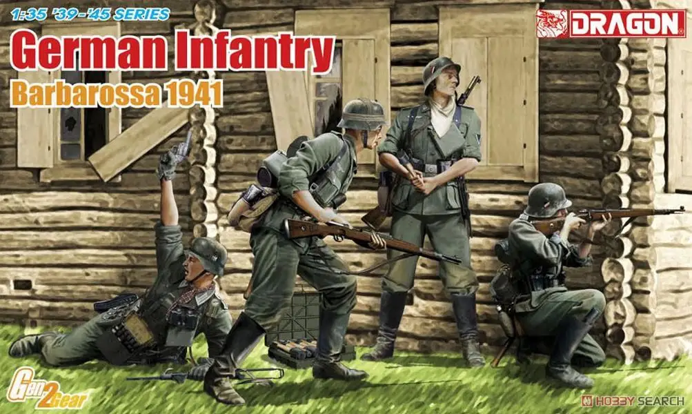 

Набор моделей немецкой пехоты варбаросса DRAGON 6580 1/35 WW.II 1941