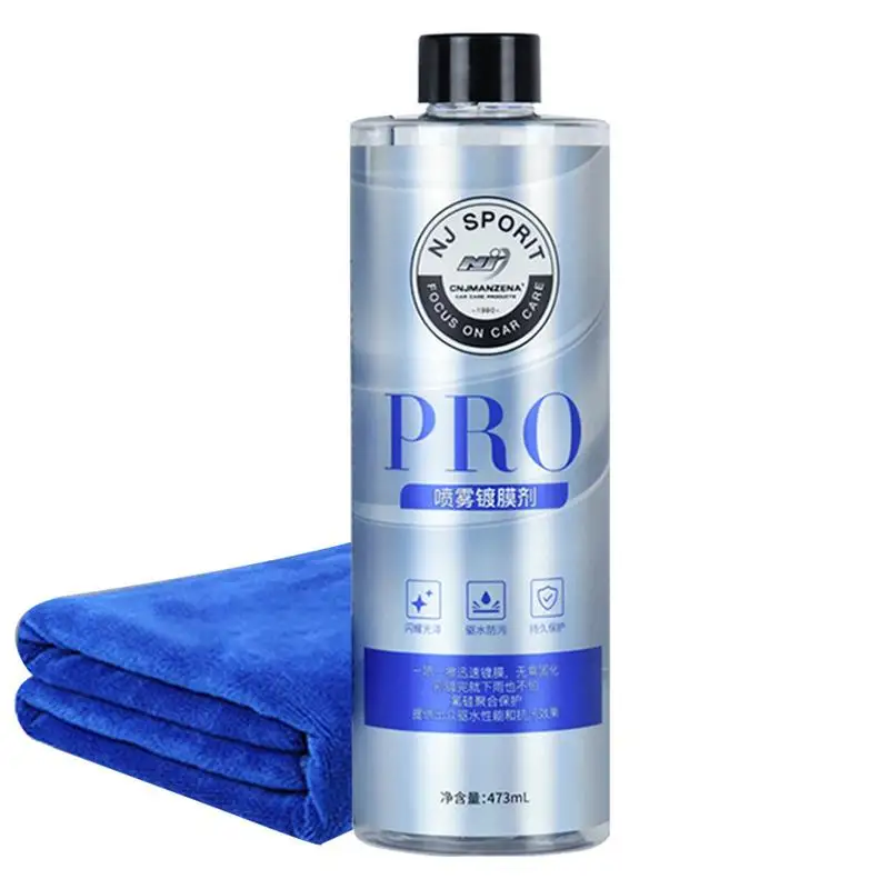 

Quick Car Coating Spray Auto Shield Coating Car Paint Repair Nano Spray 473ml Anti Fouling Ceramic Coating Spray Cratch Remover