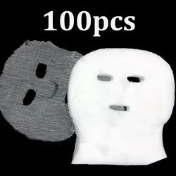 Facial Care Breathable Gauze Masks - Pack of 100, Skin - Slimming and Eye Puffiness Reducing Beauty Salon Tools (100pcs)