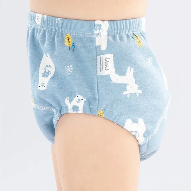 6 Layers of Waterproof and Reusable Cotton Baby Training Pants Baby Shorts Underwear Diapers