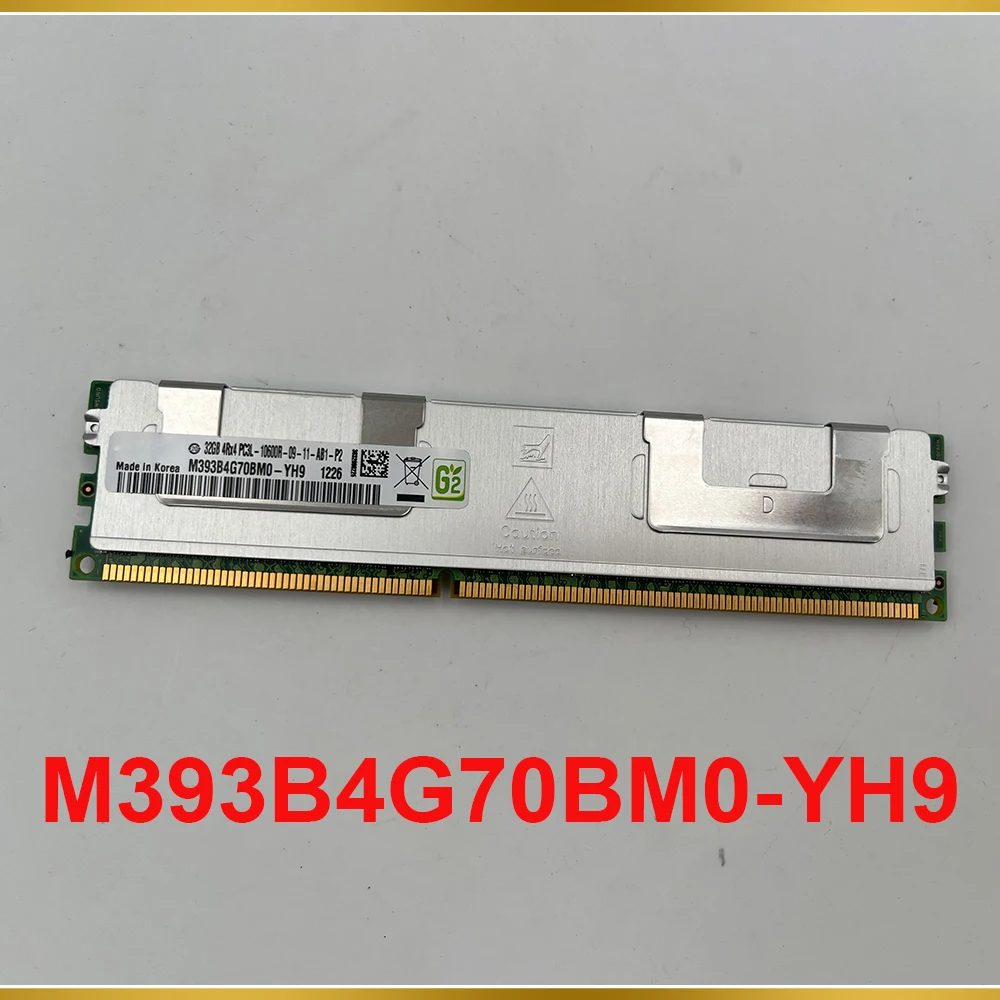 RAM 32G 4RX4 PC3L 10600R 09 11 1333 ECC For Samsung Memory M393B4G70BM0 YH9
