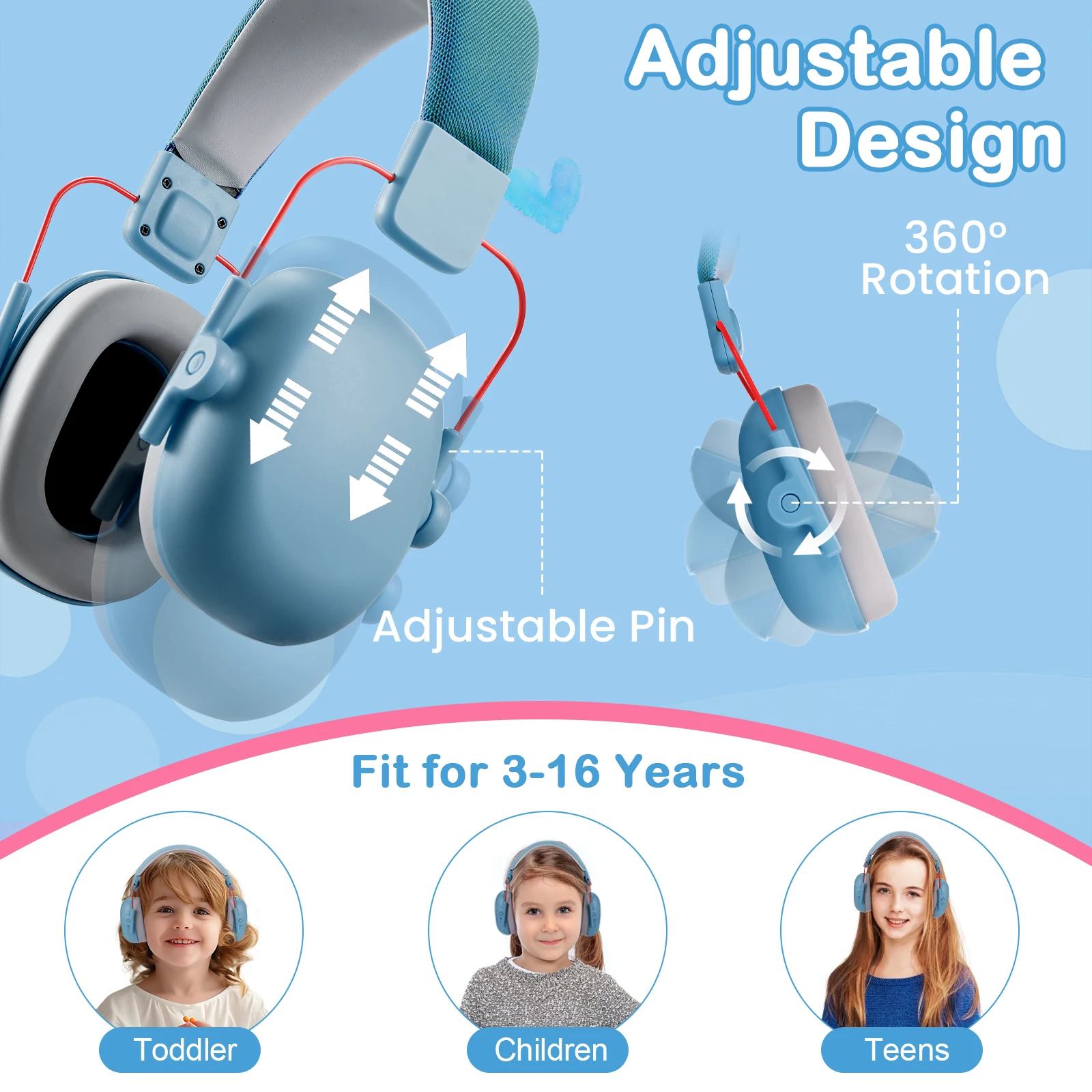 Kids Noise Cancelling Headphones 5