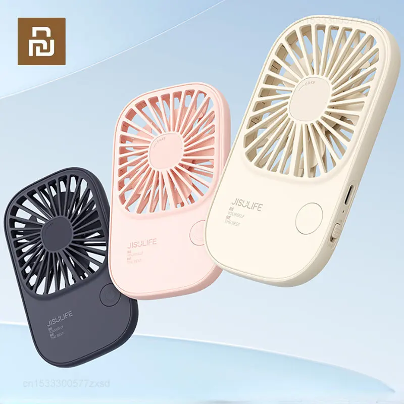 Youpin JISULIFE Mini Handheld Fan Portable Fan, Small Desk Fan with  Bracket, USB Rechargeable Lash Fans,Eyelash Makeup Fan - AliExpress