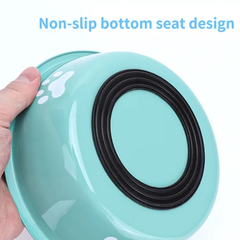 Non-slip Dog Bowls For Small Medium Large Dog Feeder Bowls Drinkers Stainless Steel High Capacity Pet Feeders Dogs Accessories 3