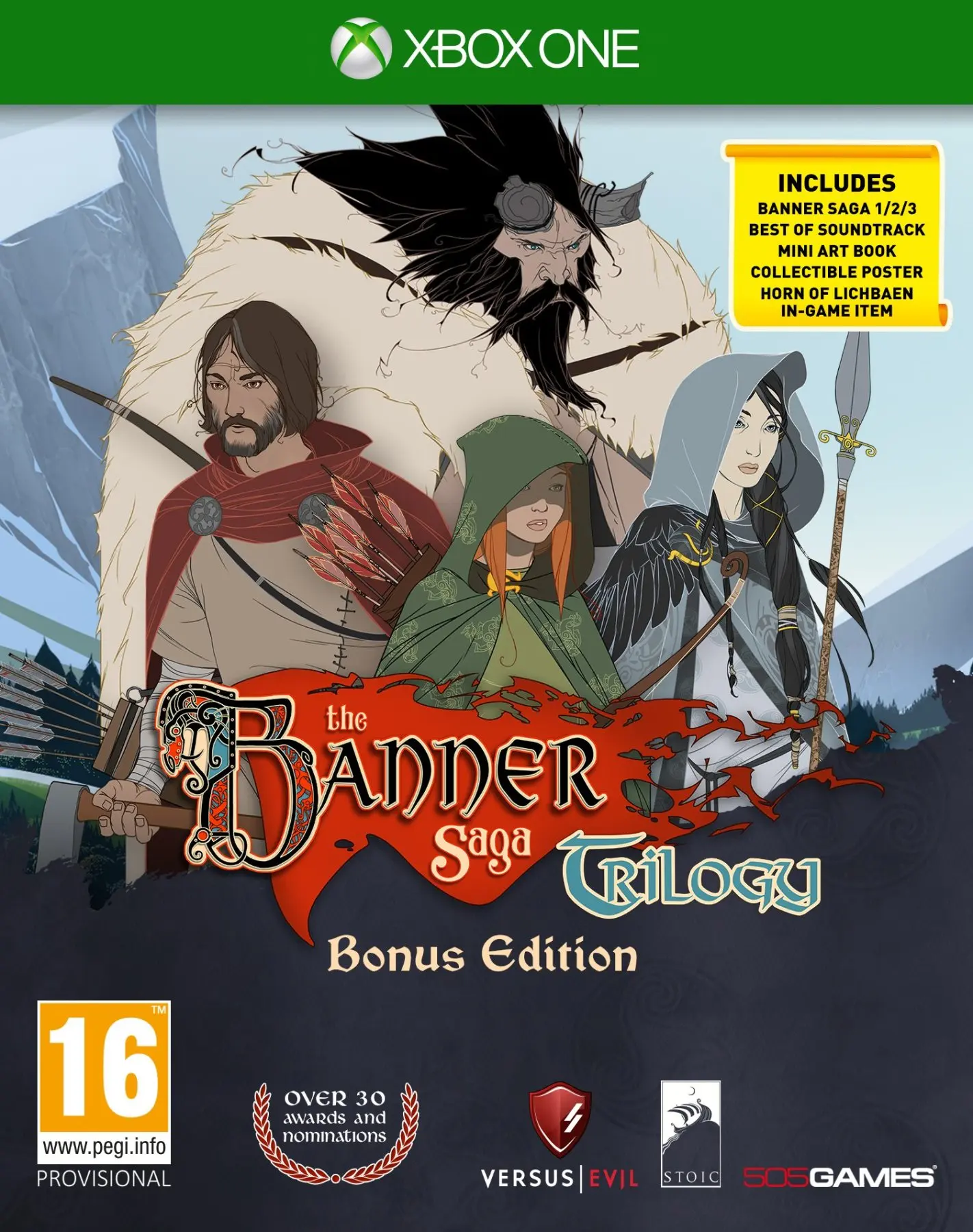Banner Saga Trilogy Bonus Edizione-Xbox One Versione Disco Serie X | S Video Di Gioco Controller Di Gioco Console Stazione Giochi Di Oggetti