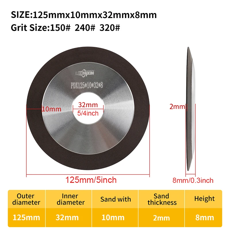 Diamond Grinding Disc Sharpening Wheel for Tungsten Steel Milling Tool Carbide Metal 1Pc