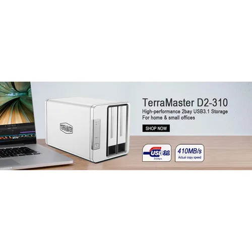 TerraMaster D2-310 USB3.1 テラマスター TERRAMASTER D2-310 USB Type C External Hard Drive RAID