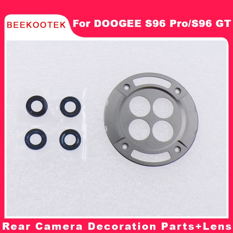 새로운 오리지널 DOOGEE S96 Pro S96 GT 후면 카메라 장식 부품 후면 카메라 렌즈 유리 커버 DOOGEE S96 Pro 스마트폰용