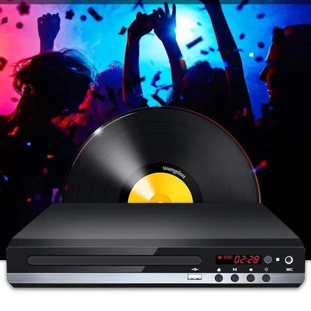3 Min Screensaver Dvd Player High Definition Home Cd Dvd Player - AliExpress