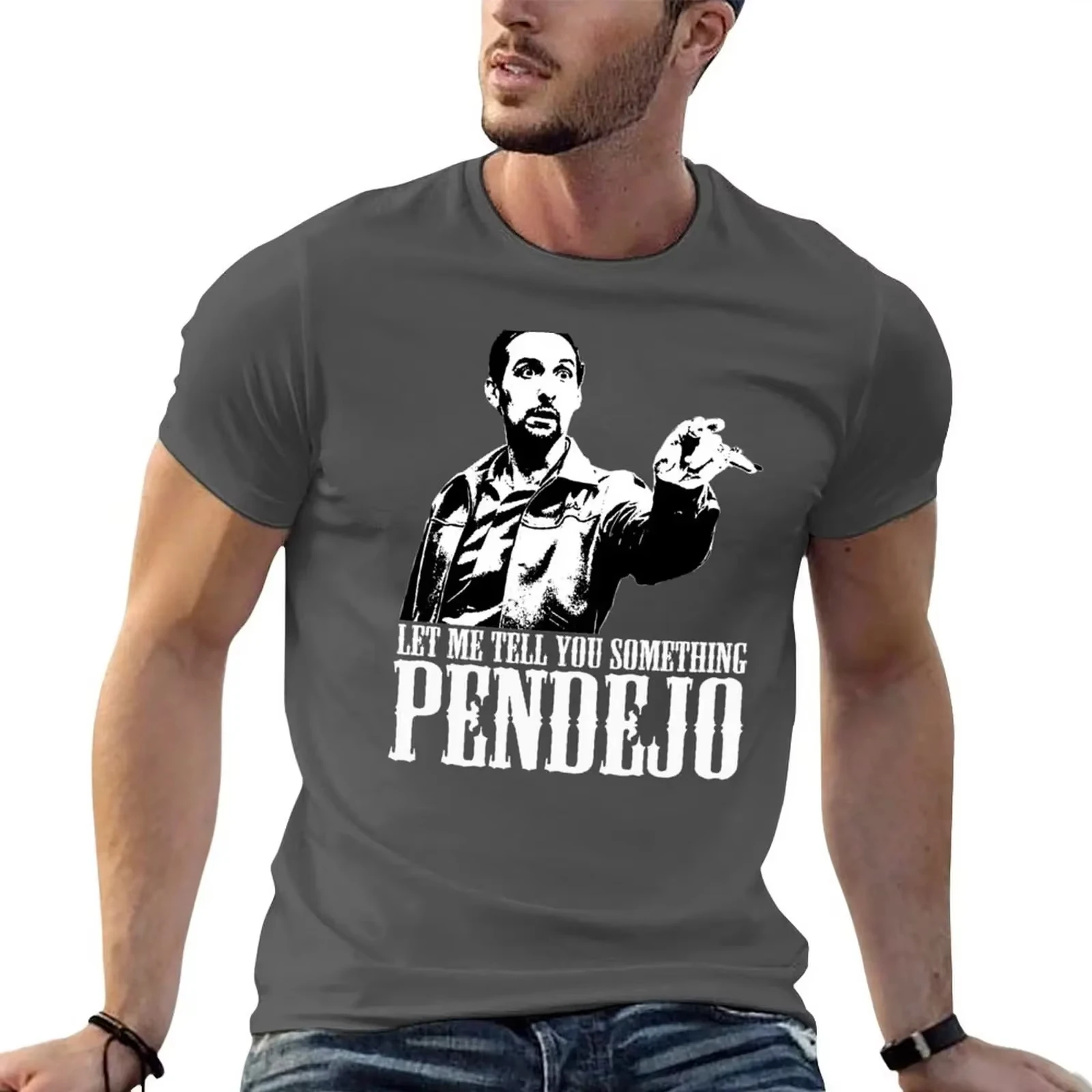 Jesus The Big Lebowski T 셔츠 Let Me Tell You Something Pendejo 티셔츠 헐렁한 셔츠 그래픽 셔츠 일반 압축 셔츠 남성