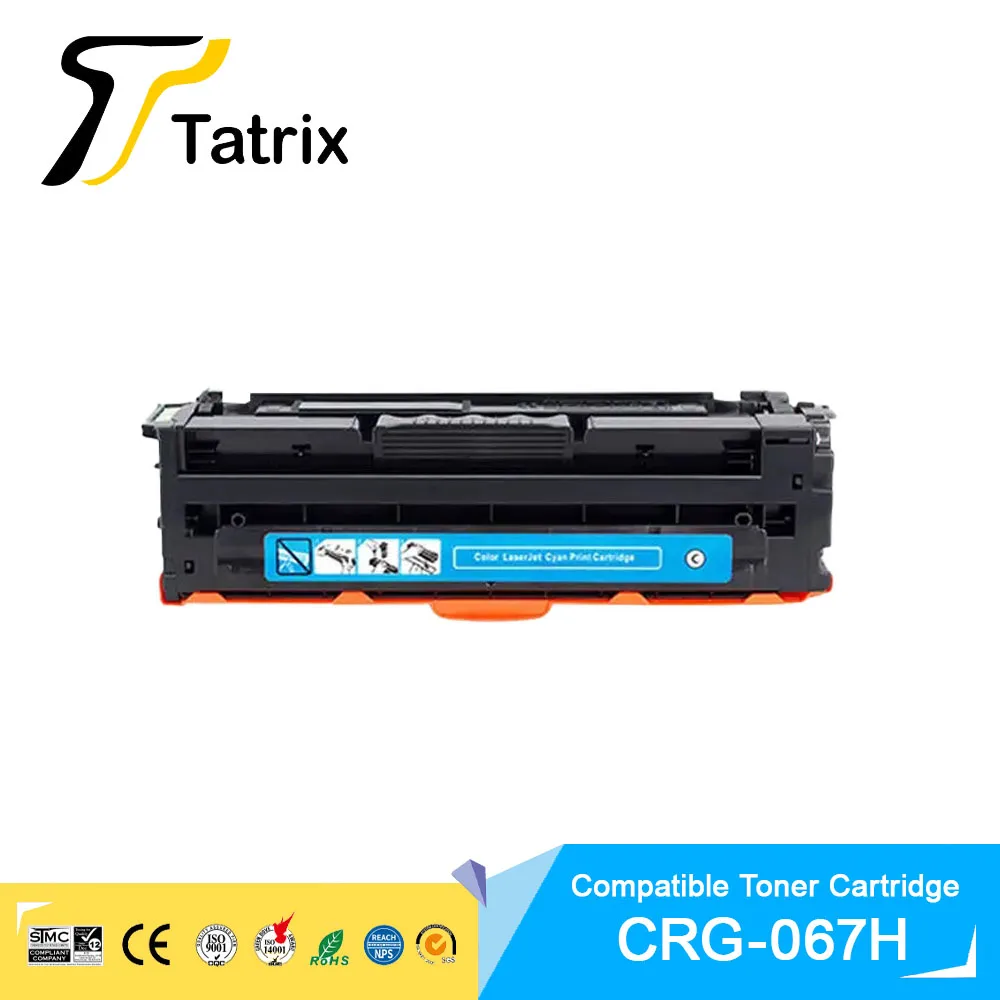 Tatrix Premium CRG067 CRG-067H 067H Compatible Color Toner Cartridge for Canon i-SENSYS MF651Cw/655Cdw/657Cdw MF656Cdw Printer