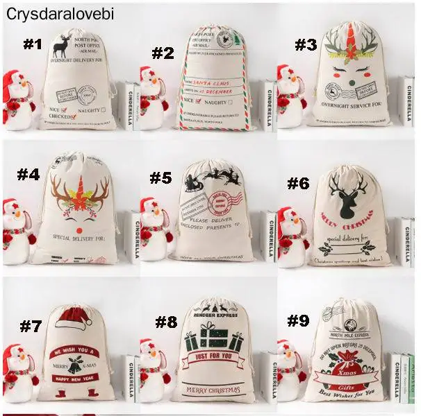 

20 шт., новогодние подарочные пакеты в виде Санты