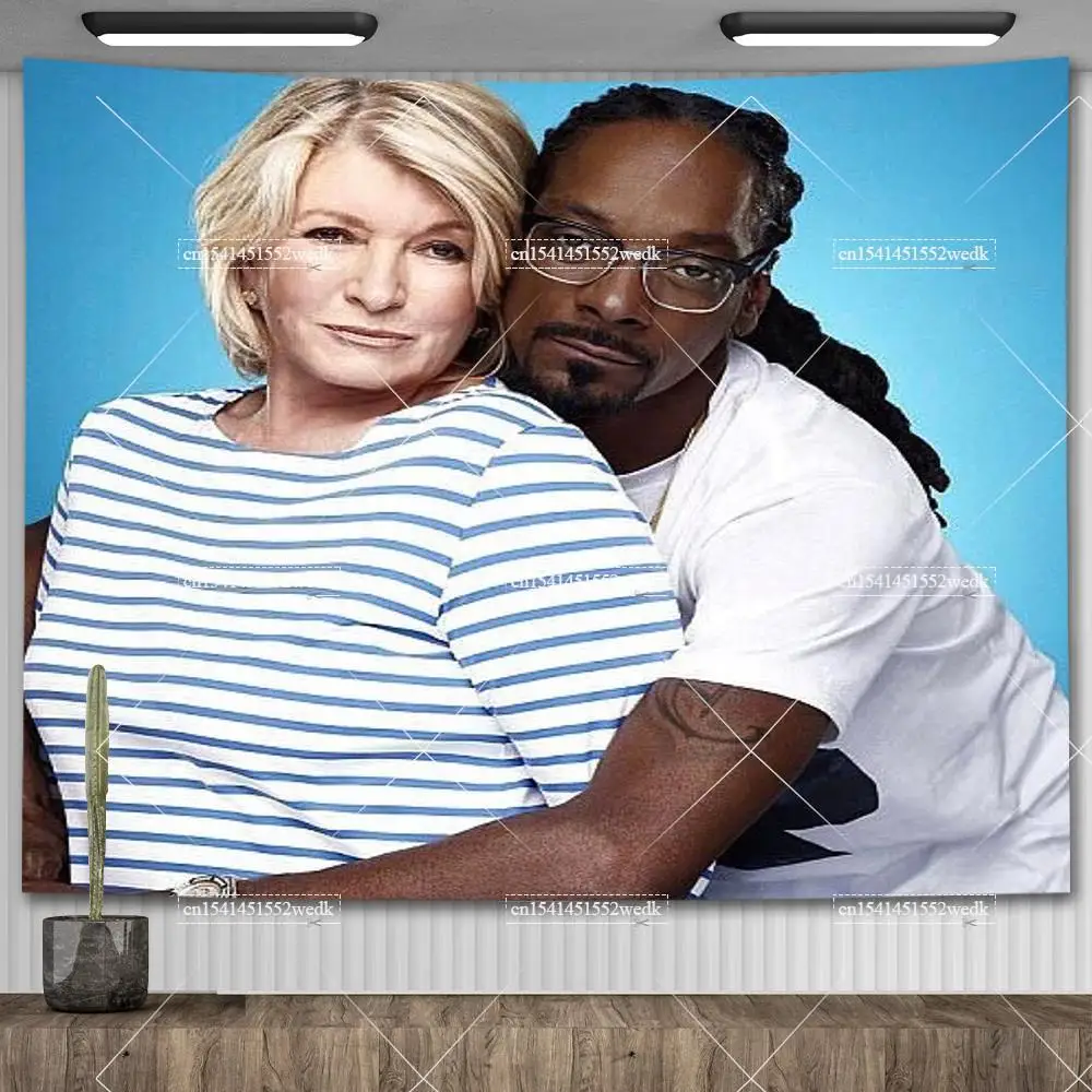 Tapestry Decor Snoop Dogg Music Ablum Cover Poster Wall Hanging Tapestry Kawaii Room Decoration Aesthetic Funny Meme Tapestrys Home Decor
