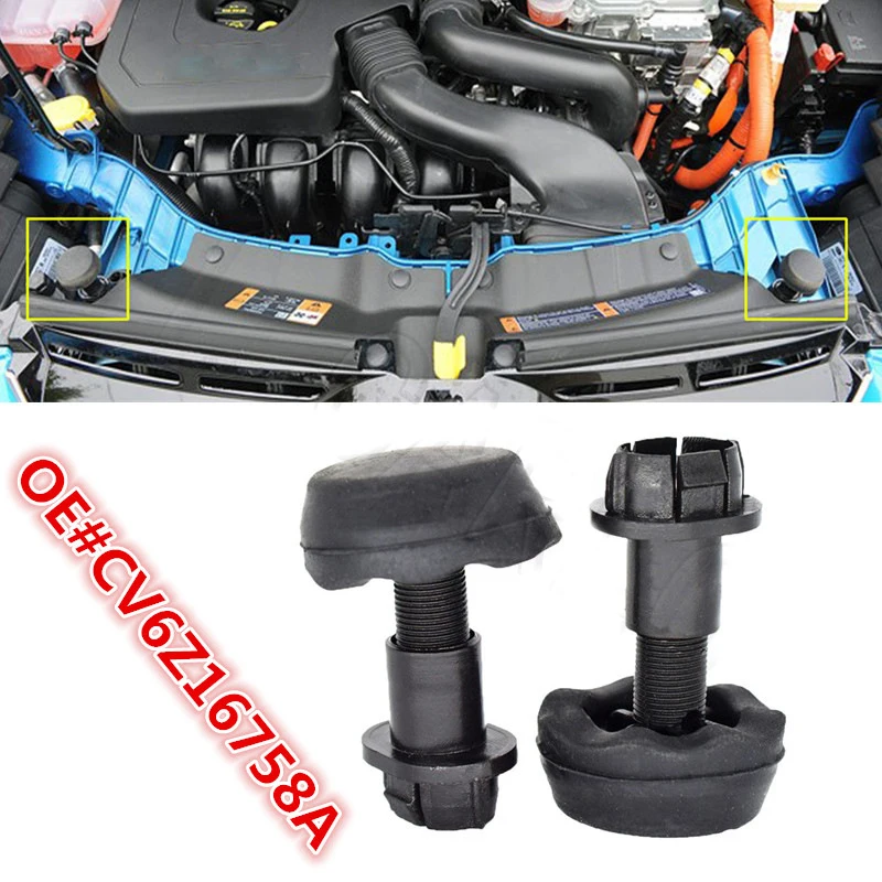 2PCS CV6Z16758A Suitable for Ford Lincoln MKC Hood Cushion Rubber Limit Rubber Car Hood Cushioning Accessories car hood cushion accessories