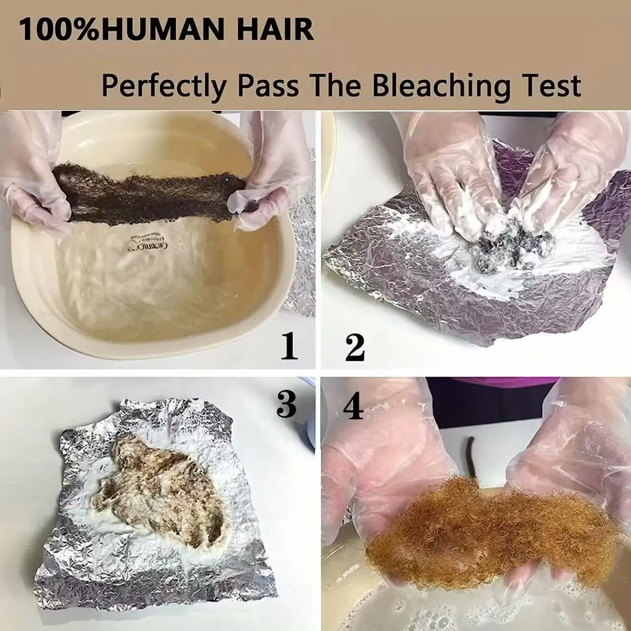 12-22in Brown Blonde QVR SDD quality Afro bulk No Attachment Afro Curly Bulk Human Hair Remy Dreadlock Natural Color Braids Hair 5