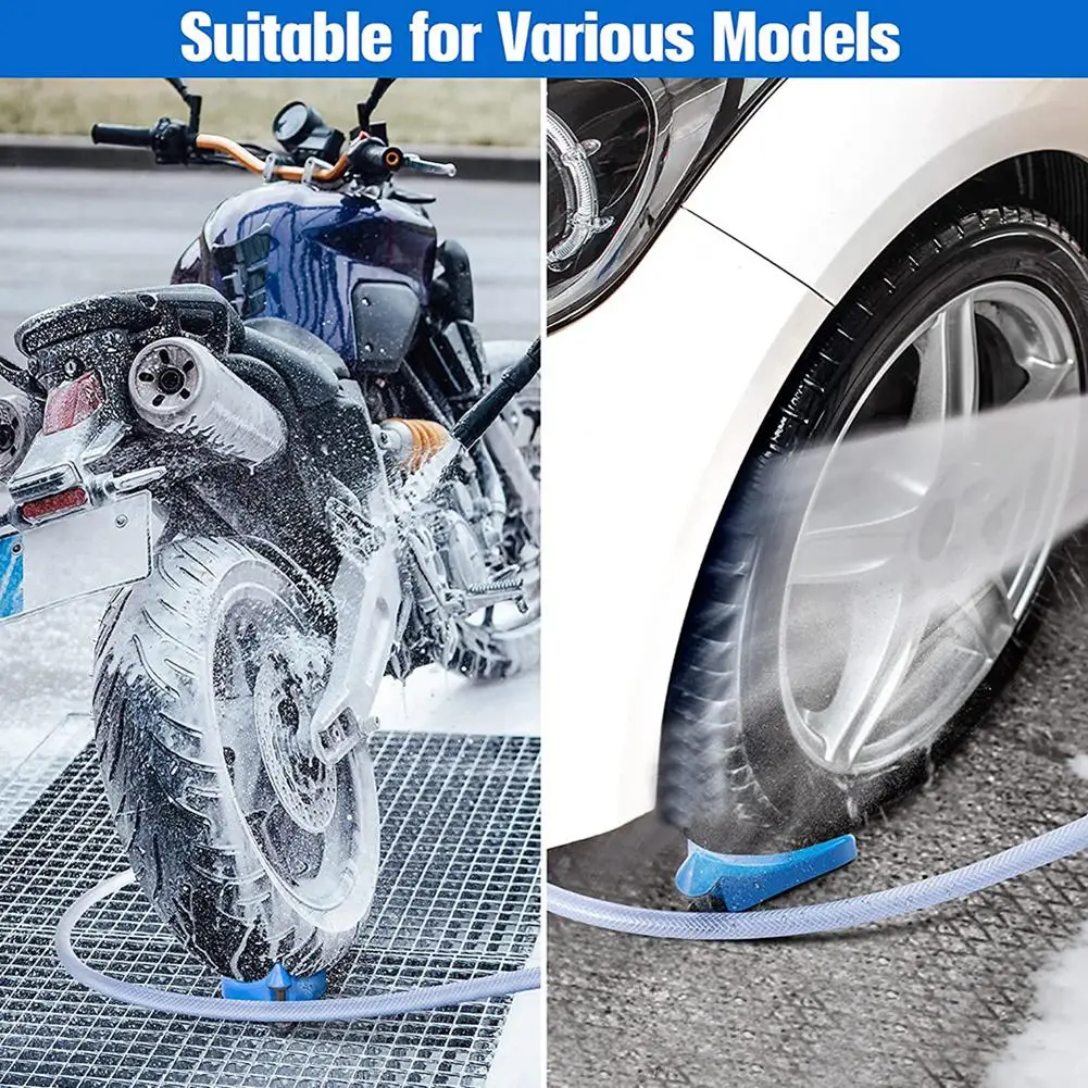 4 Pcs Car Hose Guide Tire Hose Roller For Car Washing Detailing Tire Auto Guide Wheel Rolling System Jamming Prevent Tool