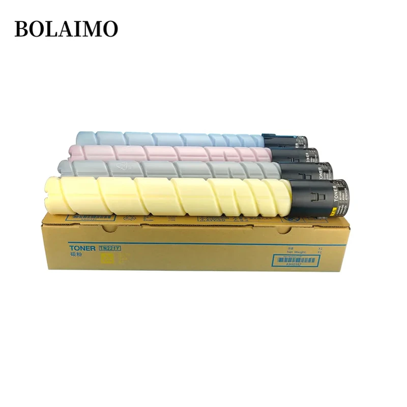 2PCS BK TN227 Toner Cartridge For for Konica Minolta c257i