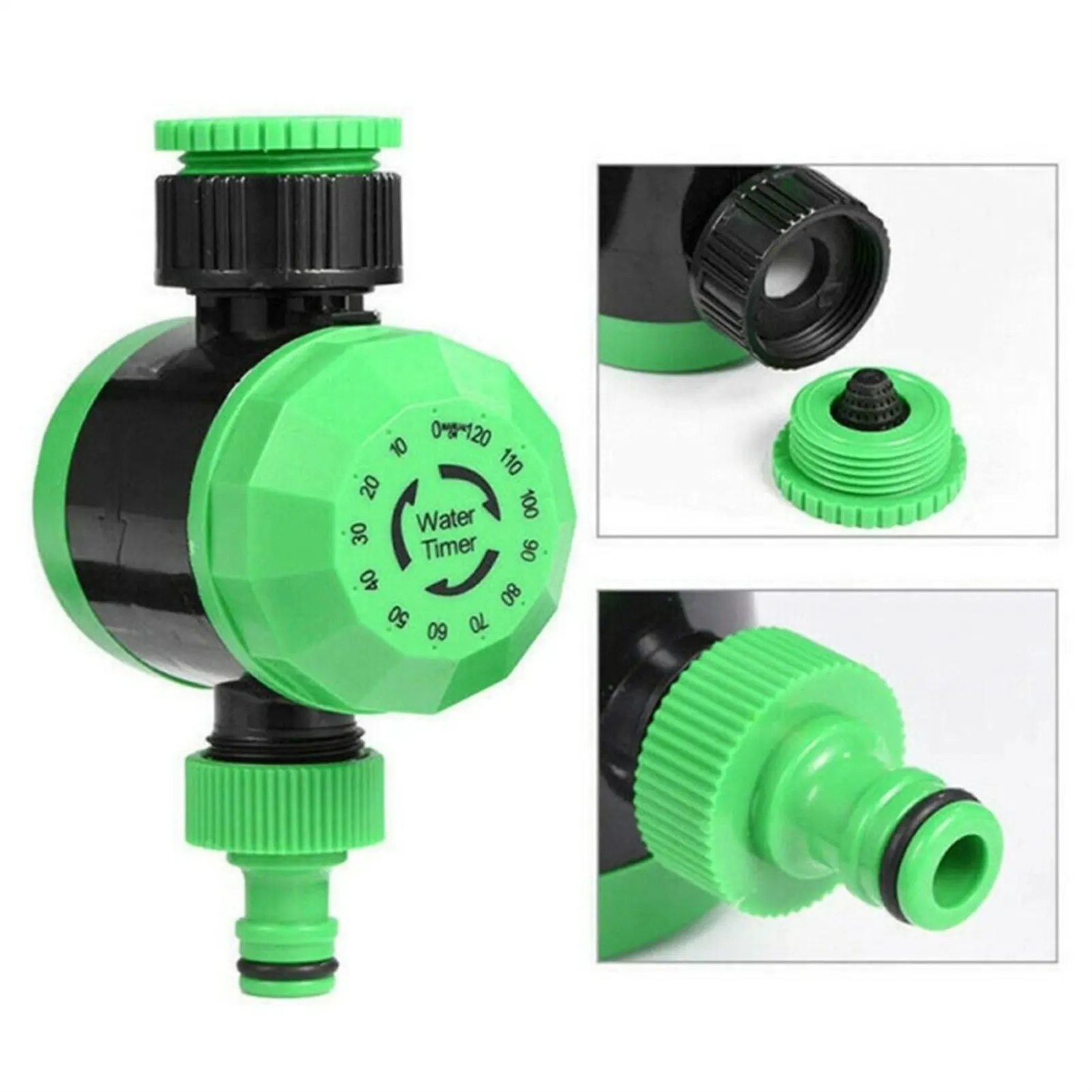 2 Hours Mechanical Watering Timer Garden Automatic Irrigation System Controller - 4