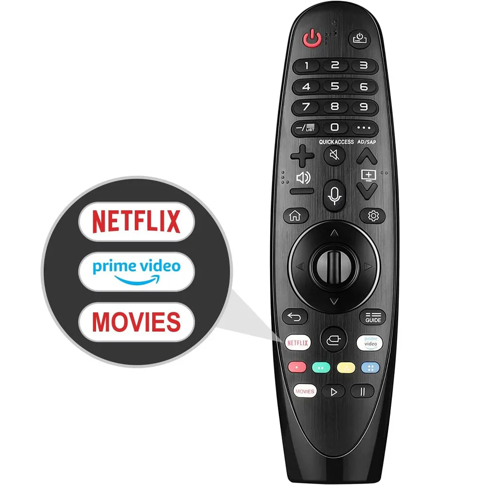 Replacement Remote Control for LG Smart TV 2018 2017 UHD OLED QNED NanoCell 4/8K Voice & Pointer