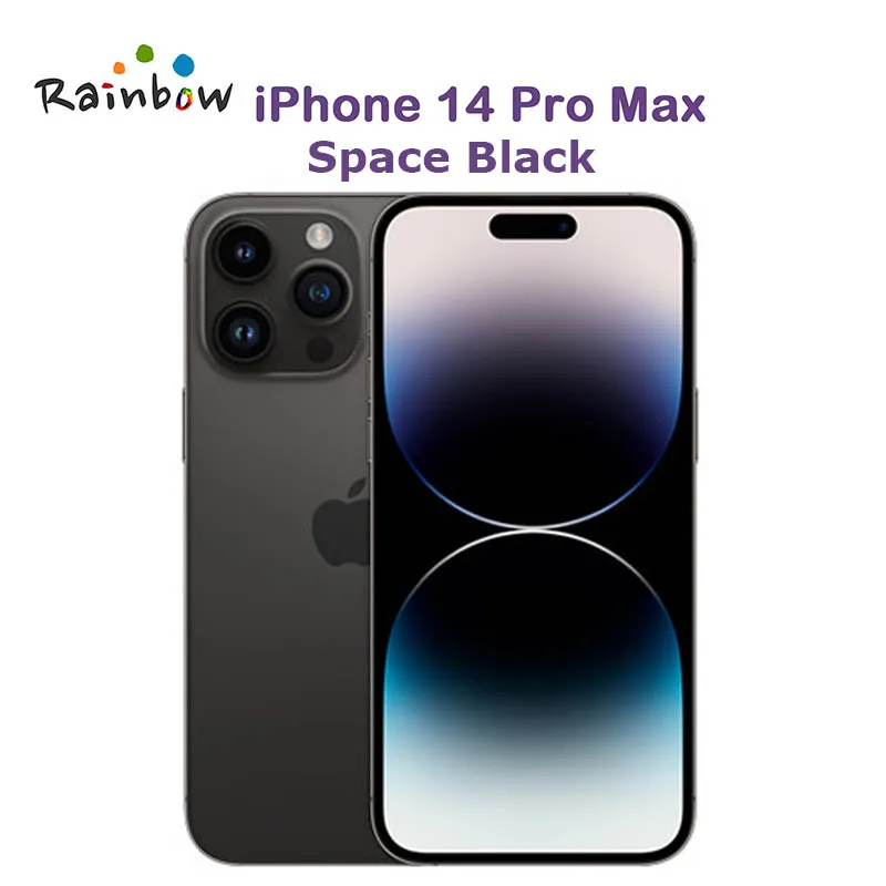 Apple iPhone 14 Pro Max Dual eSIM 128/256/512GB 1TB ROM 6GB RAM 6.7" Genuine Retina OLED Face ID NFC A16 Cell Phone