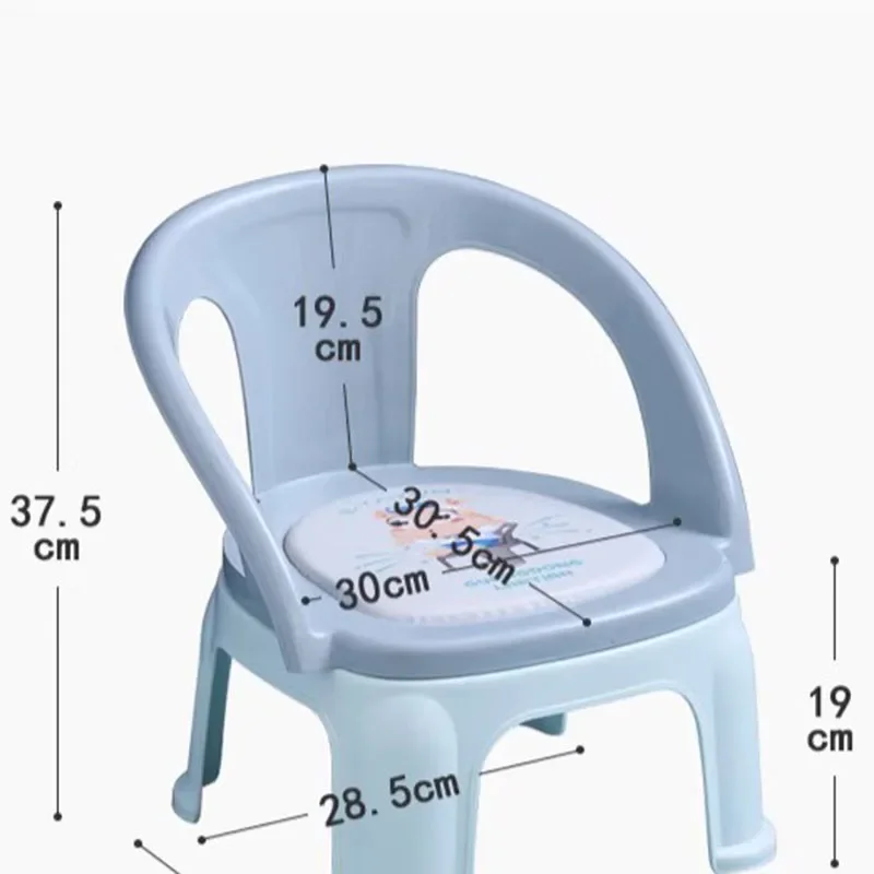 Chair School Furniture Small Child Plastic Chairs Kindergarten Baby Study Safety Seats Designer Chaise Enfant Car Armchair LT