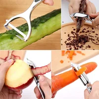 Éplucheur de légumes en acier inoxydable, éplucheur de pommes de terre, râpe à carottes multifonctionnelle, outils de fruits, accessoires de cuisine, Bar Pelador gastronomique 3