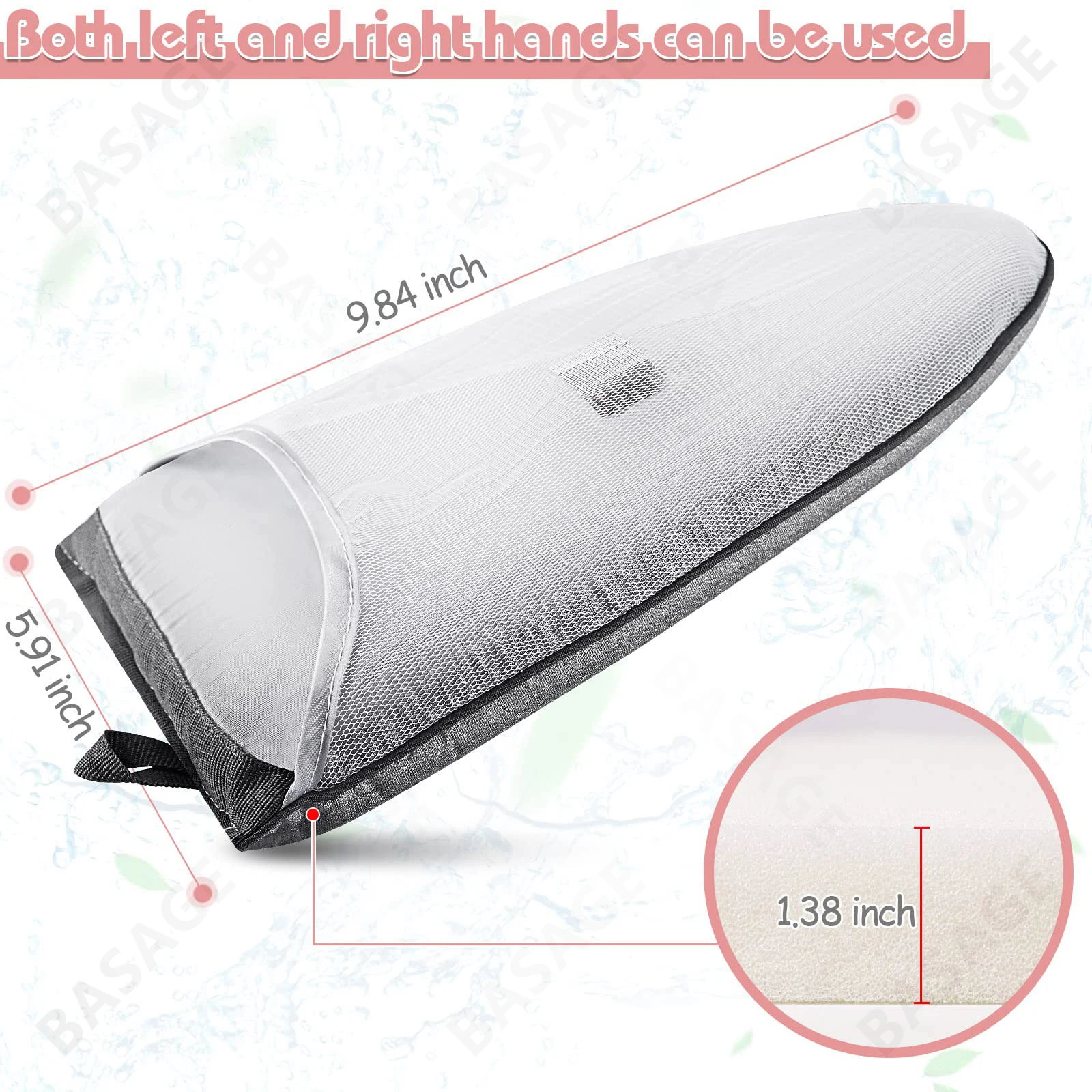 Handheld Ironing Board 1Pc Fabric Handheld Ironing Board Ironing Board Small Home Gloves Anti Household Insulated Handheld Tray