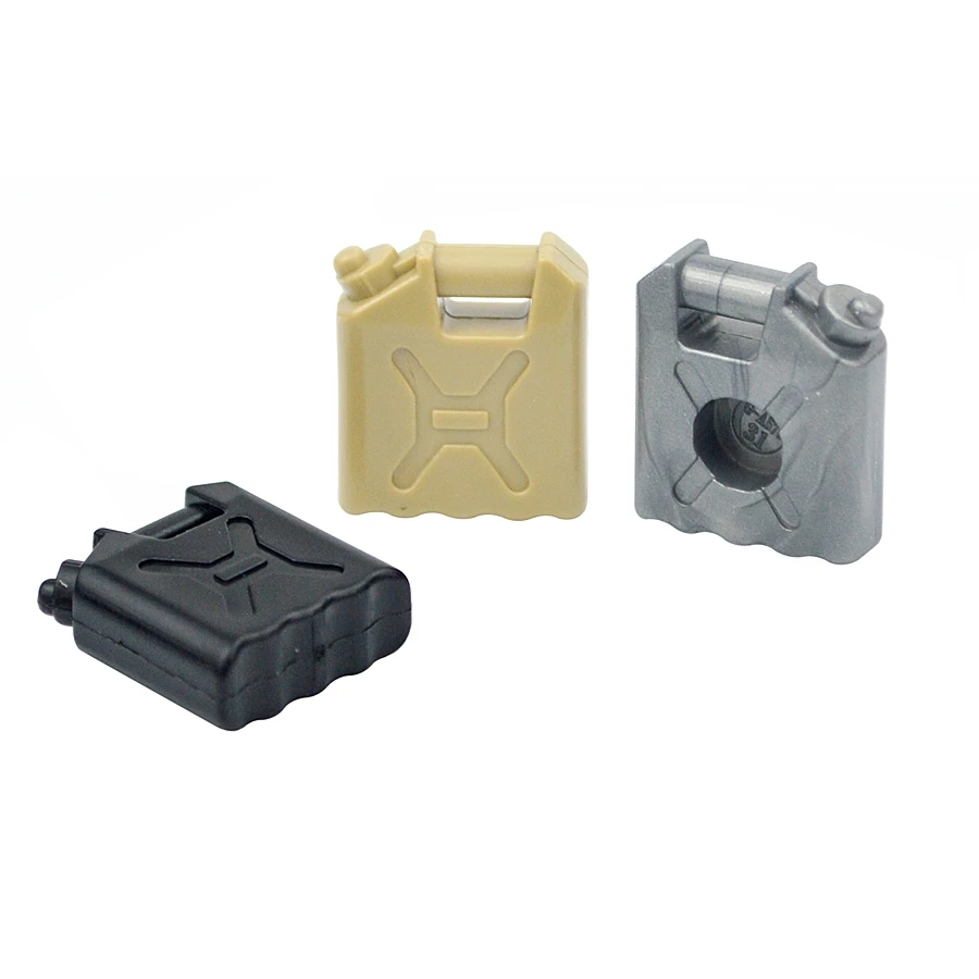 20Pcs Moc Building Blocks Military Oil Box Bricks Ww2 Soldier Armi Equip Chemistry Oil Drum Benzina Can Diy Kid Toys