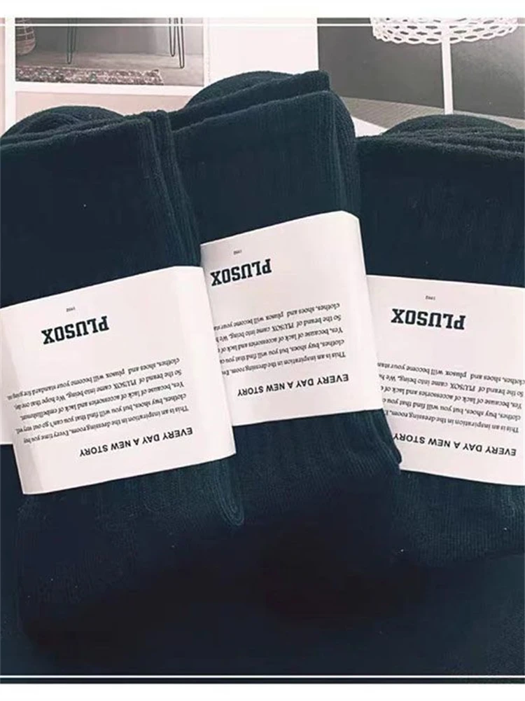 10 Pairs Men's Cotton Boat Socks New Style Black White Grey Business Men Stockings Soft Breathable Winter Thickening for Male