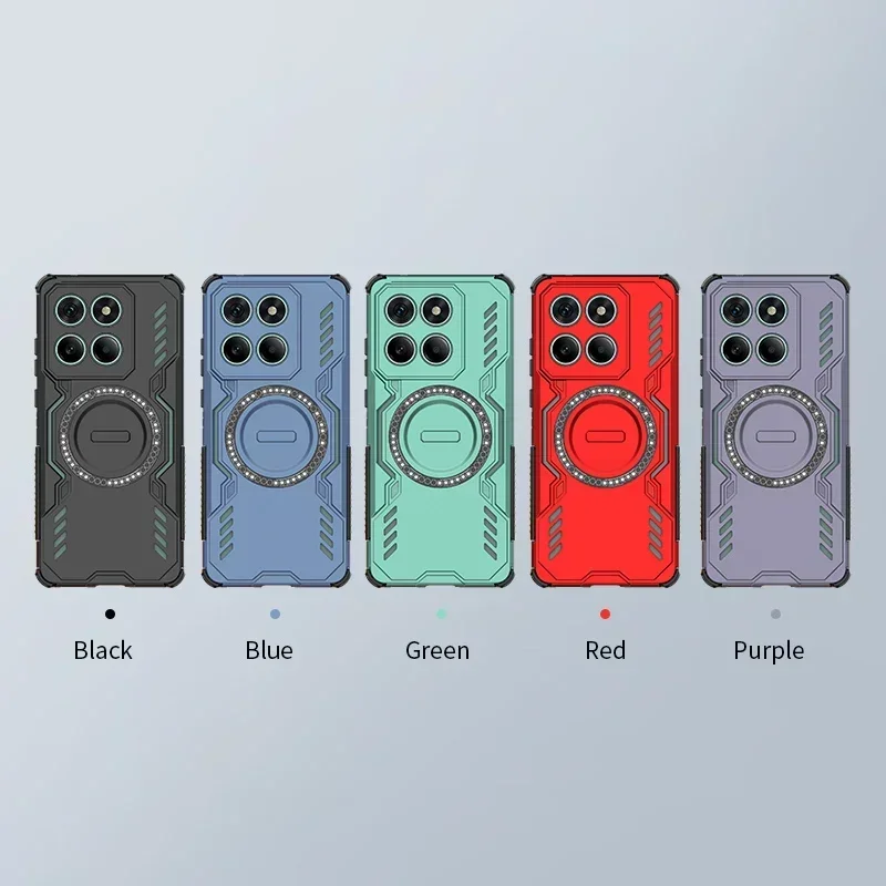 Magnetic Wireless Charging Shockproof Case with Magsafe Cover