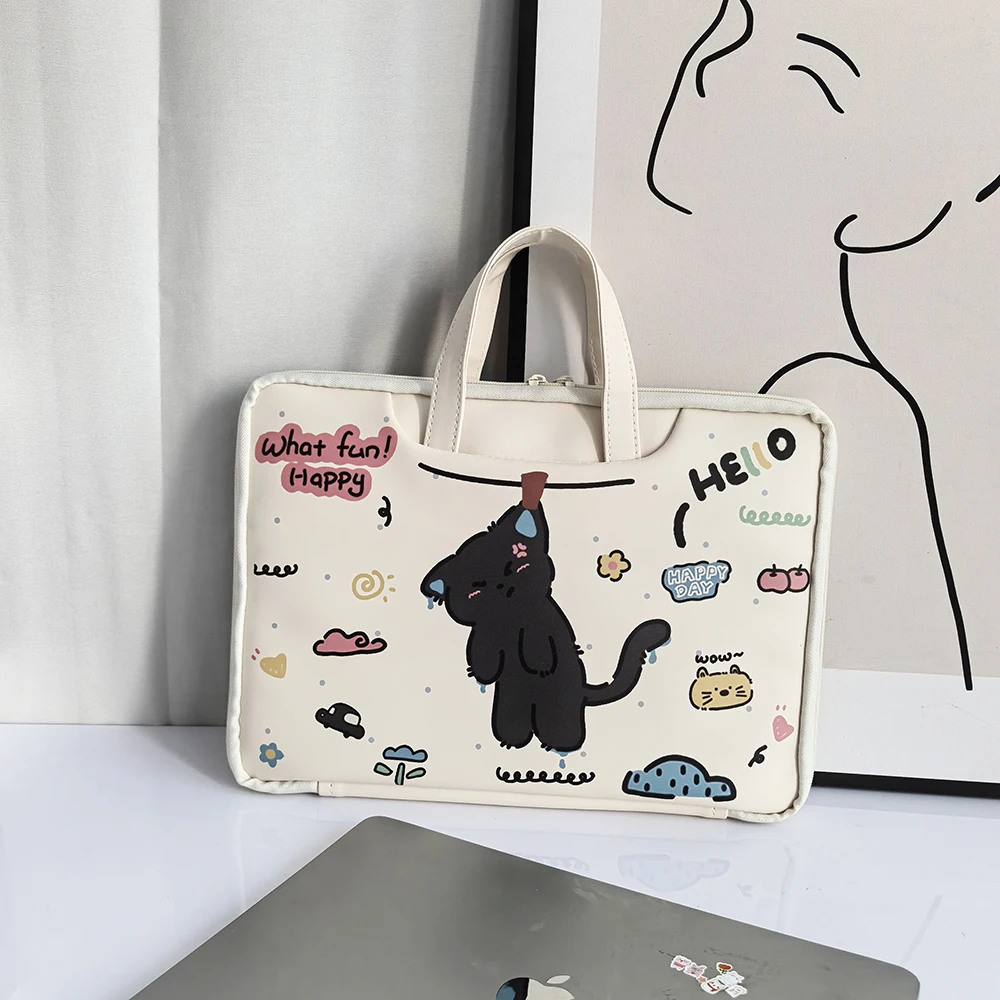 Stylish Waterproof Shockproof Laptop Bag - Multi-Size Notebook Case