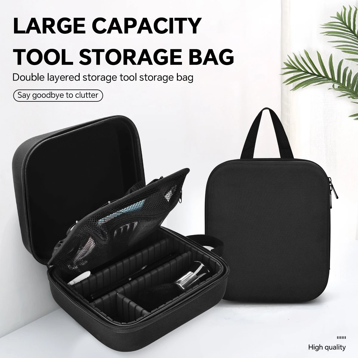 Professional Barber Storage Hard Case Scissors Razor Organizer Salon Display Box Travel Bag for Barbershop Tools